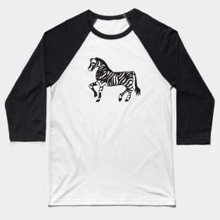 Zebra Baseball T-Shirt